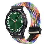 Bracelet de montre tressé à boucle magnétique de 20 mm, pour Samsung Galaxy Watch FE 40 mm, pour Samsung Galaxy Watch 6 Classic