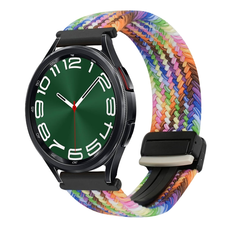 Bracelet de montre tressé à boucle magnétique de 20 mm, pour Samsung Galaxy Watch FE 40 mm, pour Samsung Galaxy Watch 6 Classic