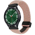 Bracelet de montre tressé à boucle magnétique de 20 mm, pour Samsung Galaxy Watch FE 40 mm, pour Samsung Galaxy Watch 6 Classic