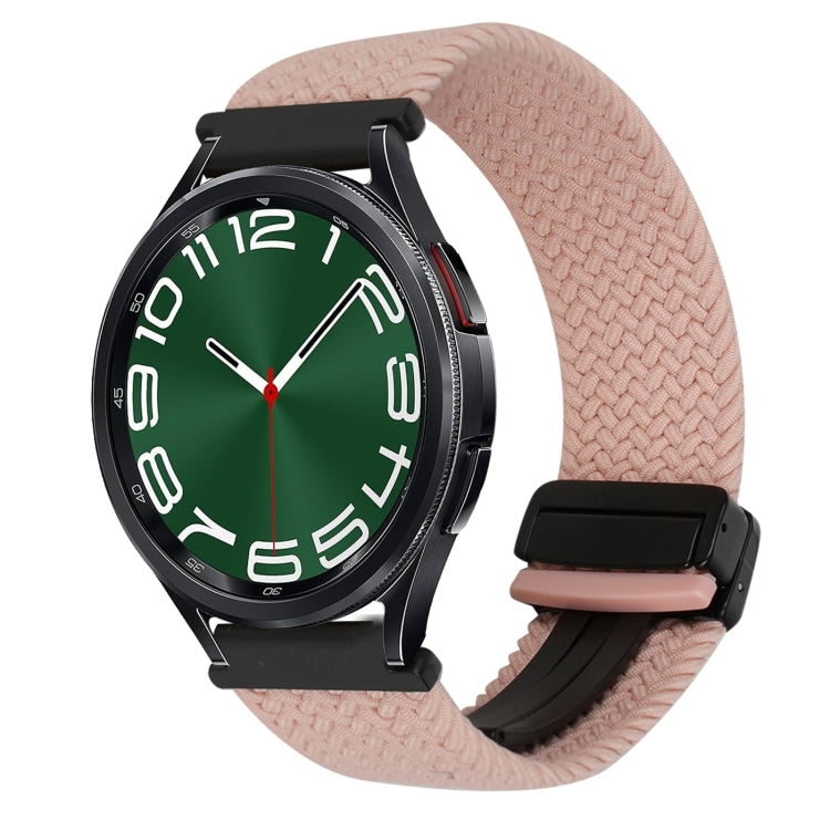 Bracelet de montre tressé à boucle magnétique de 20 mm, pour Samsung Galaxy Watch FE 40 mm, pour Samsung Galaxy Watch 6 Classic