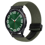Bracelet de montre tressé à boucle magnétique de 20 mm, pour Samsung Galaxy Watch FE 40 mm, pour Samsung Galaxy Watch 6 Classic