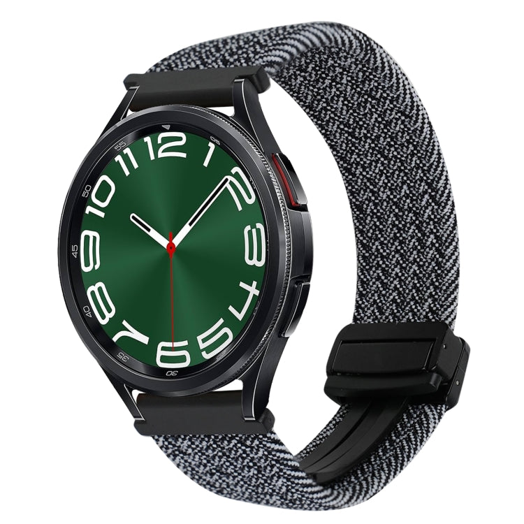 Bracelet de montre tressé à boucle magnétique de 20 mm, pour Samsung Galaxy Watch FE 40 mm, pour Samsung Galaxy Watch 6 Classic