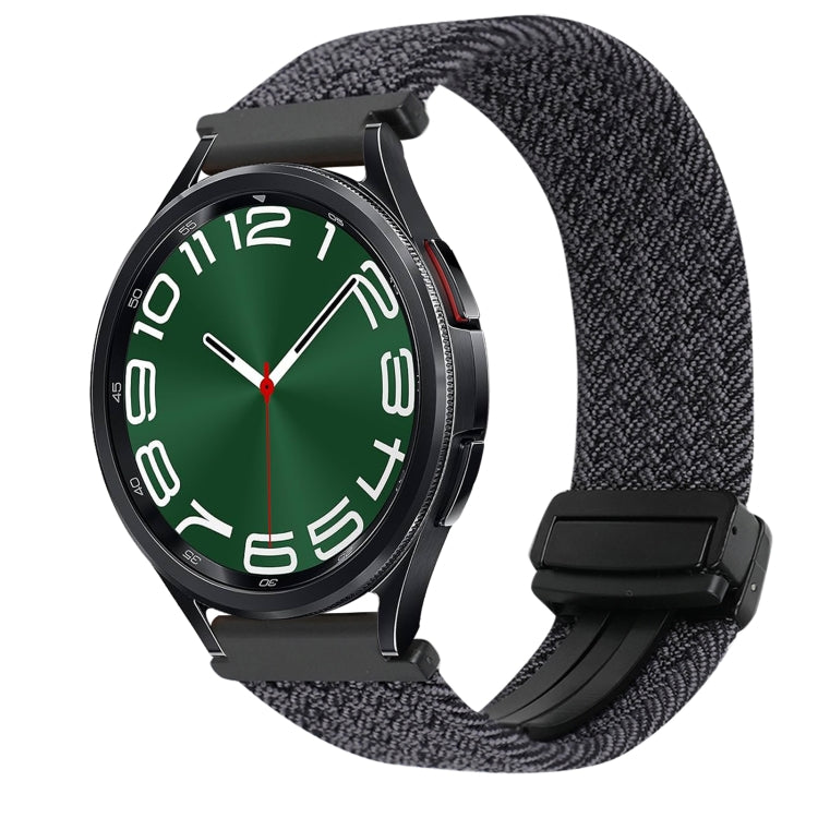 Bracelet de montre tressé à boucle magnétique de 20 mm, pour Samsung Galaxy Watch FE 40 mm, pour Samsung Galaxy Watch 6 Classic