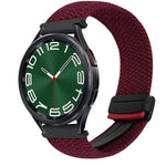 Bracelet de montre tressé à boucle magnétique de 20 mm, pour Samsung Galaxy Watch FE 40 mm, pour Samsung Galaxy Watch 6 Classic