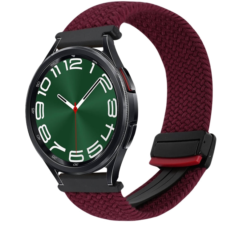 Bracelet de montre tressé à boucle magnétique de 20 mm, pour Samsung Galaxy Watch FE 40 mm, pour Samsung Galaxy Watch 6 Classic