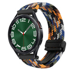 Bracelet de montre tressé à boucle magnétique de 20 mm, pour Samsung Galaxy Watch FE 40 mm, pour Samsung Galaxy Watch 6 Classic