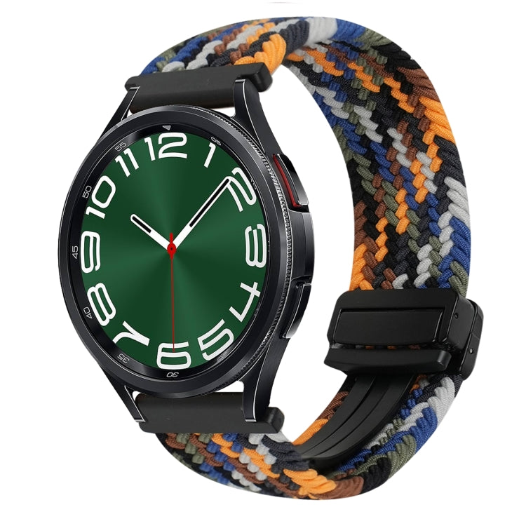 Bracelet de montre tressé à boucle magnétique de 20 mm, pour Samsung Galaxy Watch FE 40 mm, pour Samsung Galaxy Watch 6 Classic