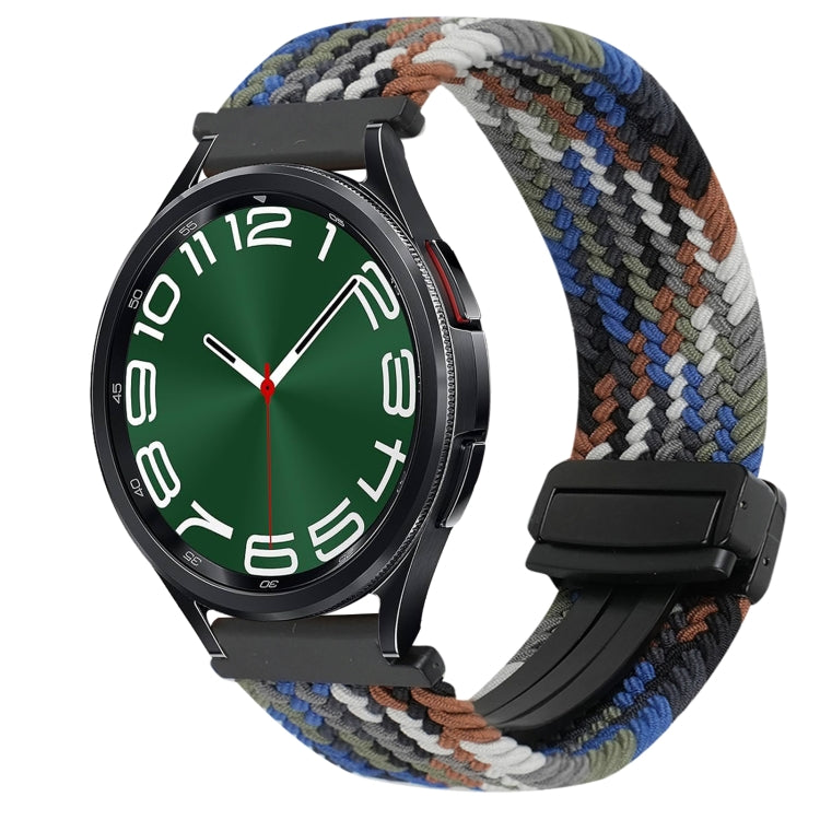Bracelet de montre tressé à boucle magnétique de 20 mm, pour Samsung Galaxy Watch FE 40 mm, pour Samsung Galaxy Watch 6 Classic