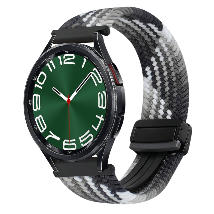 Bracelet de montre tressé à boucle magnétique de 20 mm, pour Samsung Galaxy Watch FE 40 mm, pour Samsung Galaxy Watch 6 Classic