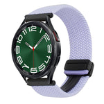 Bracelet de montre tressé à boucle magnétique de 20 mm, pour Samsung Galaxy Watch FE 40 mm, pour Samsung Galaxy Watch 6 Classic