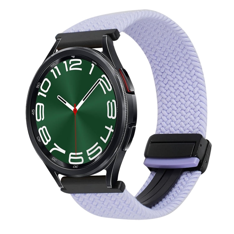 Bracelet de montre tressé à boucle magnétique de 20 mm, pour Samsung Galaxy Watch FE 40 mm, pour Samsung Galaxy Watch 6 Classic