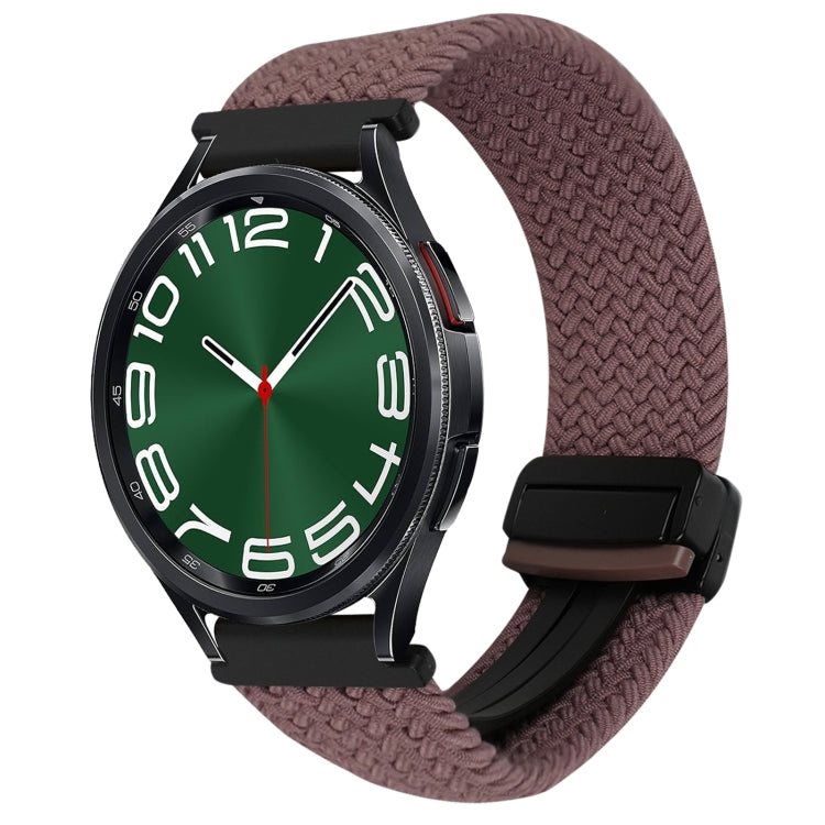 Bracelet de montre tressé à boucle magnétique de 20 mm, pour Samsung Galaxy Watch FE 40 mm, pour Samsung Galaxy Watch 6 Classic