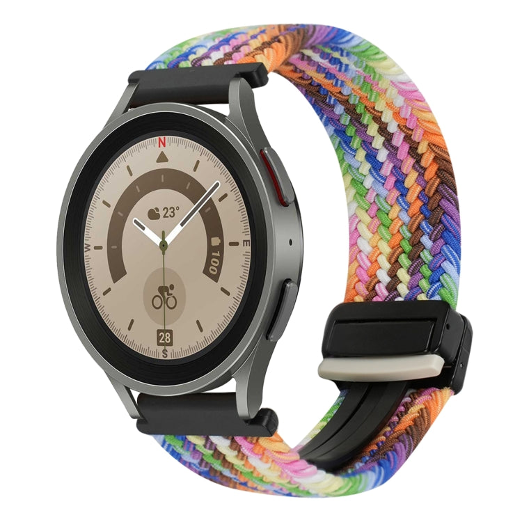 Bracelet de montre tressé à boucle magnétique de 20 mm, pour Samsung Galaxy Watch 5 Pro, pour Samsung Gear Sport