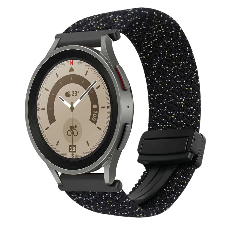 Bracelet de montre tressé à boucle magnétique de 20 mm, pour Samsung Galaxy Watch 5 Pro, pour Samsung Gear Sport