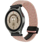 Bracelet de montre tressé à boucle magnétique de 20 mm, pour Samsung Galaxy Watch 5 Pro, pour Samsung Gear Sport