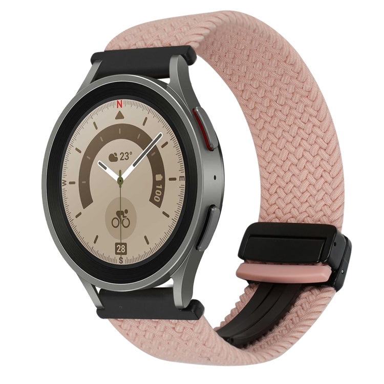 Bracelet de montre tressé à boucle magnétique de 20 mm, pour Samsung Galaxy Watch 5 Pro, pour Samsung Gear Sport