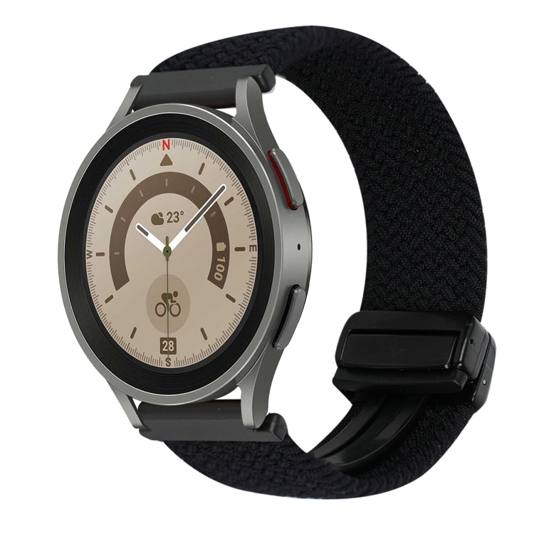 Bracelet de montre tressé à boucle magnétique de 20 mm, pour Samsung Galaxy Watch 5 Pro, pour Samsung Gear Sport