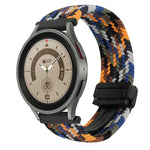 Bracelet de montre tressé à boucle magnétique de 20 mm, pour Samsung Galaxy Watch 5 Pro, pour Samsung Gear Sport