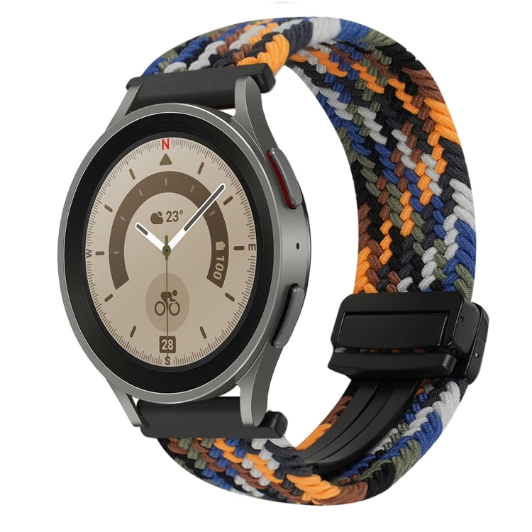 Bracelet de montre tressé à boucle magnétique de 20 mm, pour Samsung Galaxy Watch 5 Pro, pour Samsung Gear Sport