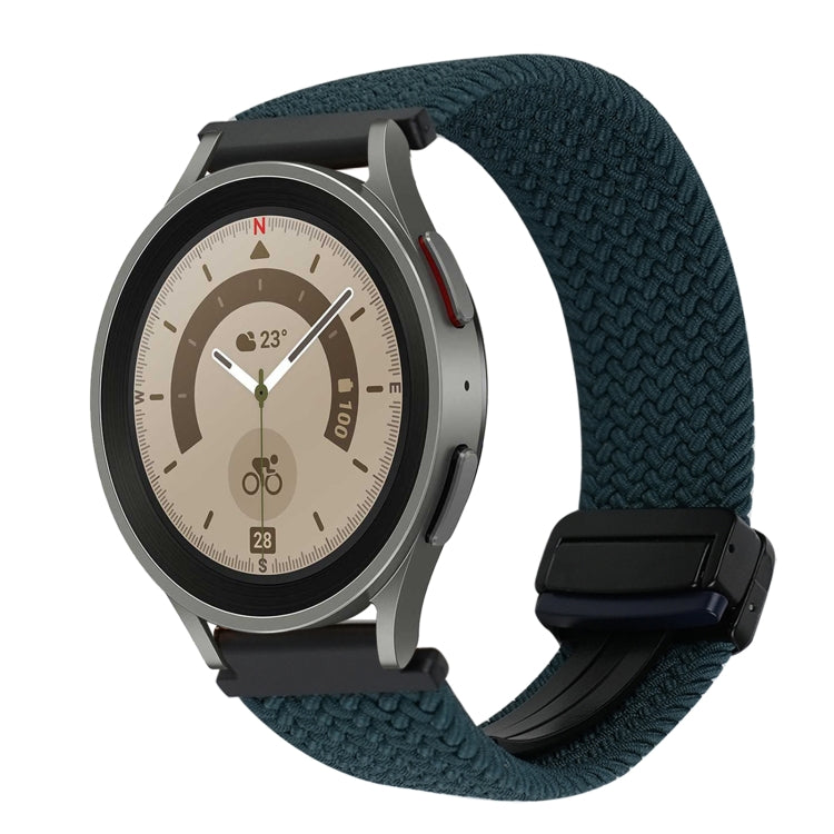 Bracelet de montre tressé à boucle magnétique de 20 mm, pour Samsung Galaxy Watch 5 Pro, pour Samsung Gear Sport