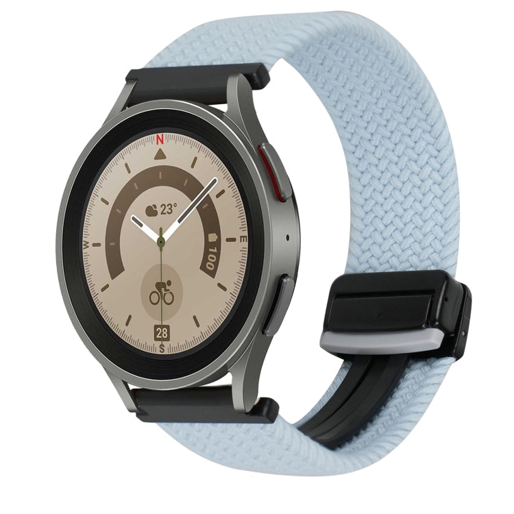 Bracelet de montre tressé à boucle magnétique de 20 mm, pour Samsung Galaxy Watch 5 Pro, pour Samsung Gear Sport