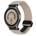 Bracelet de montre tressé à boucle magnétique de 20 mm, pour Samsung Galaxy Watch 5 Pro, pour Samsung Gear Sport