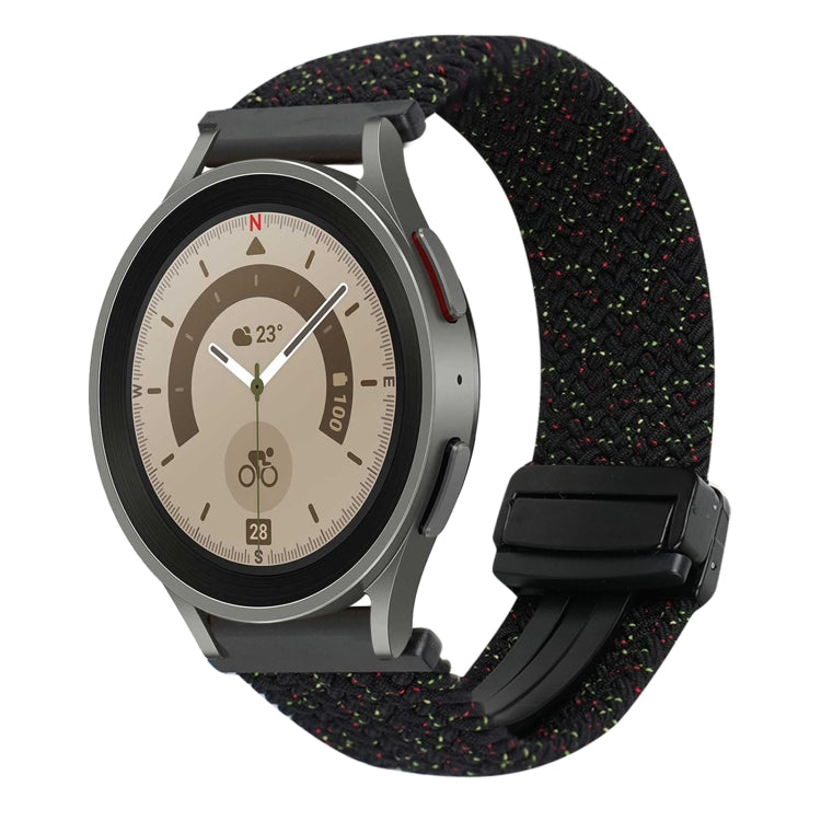 Bracelet de montre tressé à boucle magnétique de 20 mm, pour Samsung Galaxy Watch 5 Pro, pour Samsung Gear Sport
