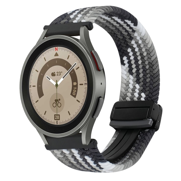 Bracelet de montre tressé à boucle magnétique de 20 mm, pour Samsung Galaxy Watch 5 Pro, pour Samsung Gear Sport