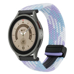 Bracelet de montre tressé à boucle magnétique de 20 mm, pour Samsung Galaxy Watch 5 Pro, pour Samsung Gear Sport