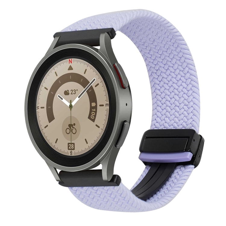 Bracelet de montre tressé à boucle magnétique de 20 mm, pour Samsung Galaxy Watch 5 Pro, pour Samsung Gear Sport