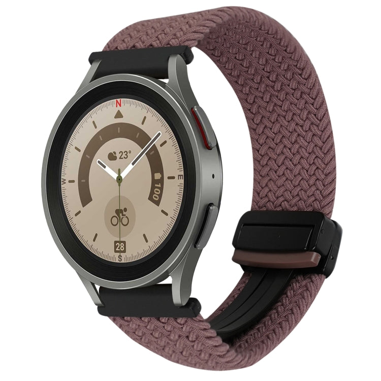 Bracelet de montre tressé à boucle magnétique de 20 mm, pour Samsung Galaxy Watch 5 Pro, pour Samsung Gear Sport