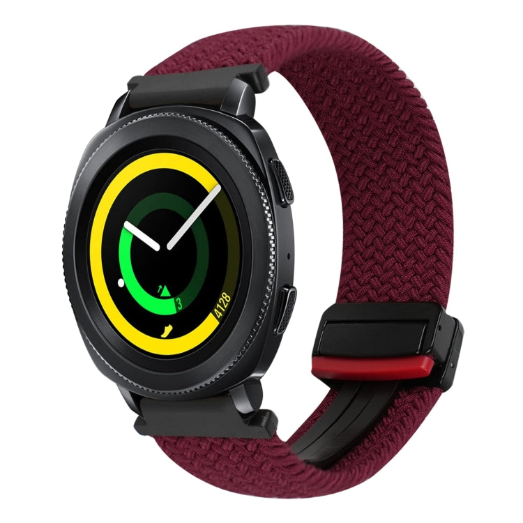 Bracelet de montre tressé à boucle magnétique de 20 mm, pour Samsung Galaxy Watch 5 Pro, pour Samsung Gear Sport