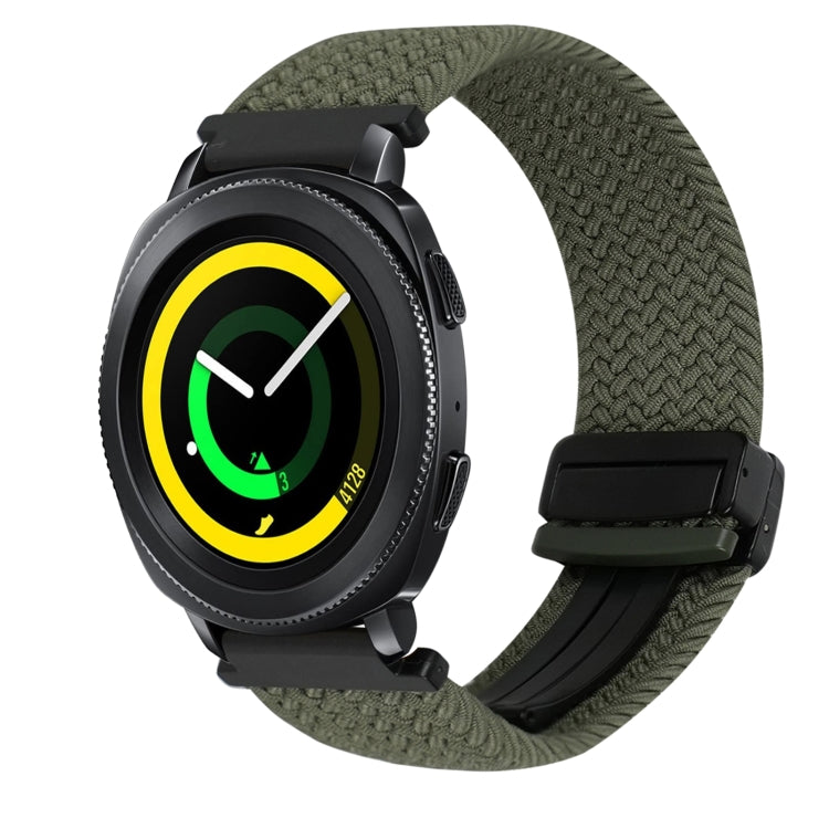 Bracelet de montre tressé à boucle magnétique de 20 mm, pour Samsung Galaxy Watch 5 Pro, pour Samsung Gear Sport
