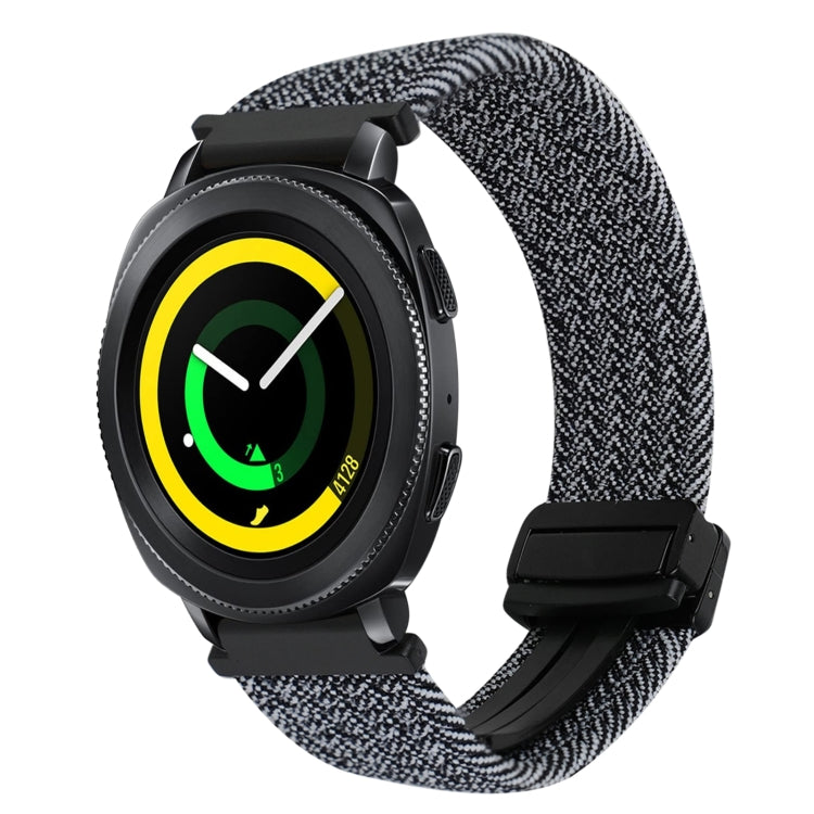 Bracelet de montre tressé à boucle magnétique de 20 mm, pour Samsung Galaxy Watch 5 Pro, pour Samsung Gear Sport
