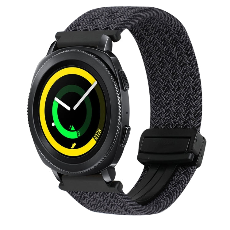 Bracelet de montre tressé à boucle magnétique de 20 mm, pour Samsung Galaxy Watch 5 Pro, pour Samsung Gear Sport