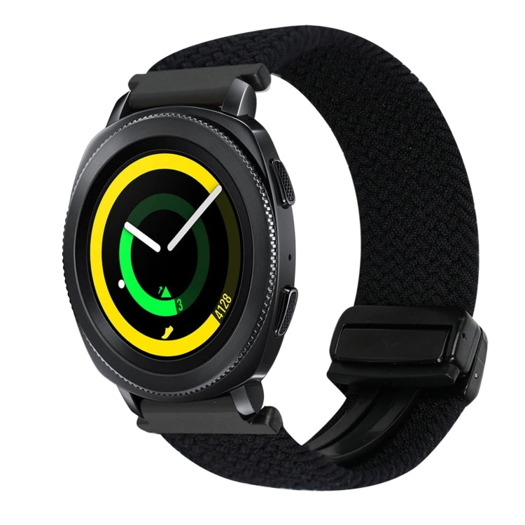 Bracelet de montre tressé à boucle magnétique de 20 mm, pour Samsung Galaxy Watch 5 Pro, pour Samsung Gear Sport