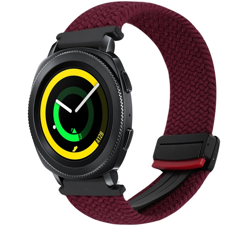 Bracelet de montre tressé à boucle magnétique de 20 mm, pour Samsung Galaxy Watch 5 Pro, pour Samsung Gear Sport