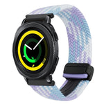 Bracelet de montre tressé à boucle magnétique de 20 mm, pour Samsung Galaxy Watch 5 Pro, pour Samsung Gear Sport