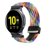 Bracelet de montre tressé à boucle magnétique de 20 mm, pour Samsung Galaxy Watch Active 2, pour Samsung Galaxy Watch 3 41 mm