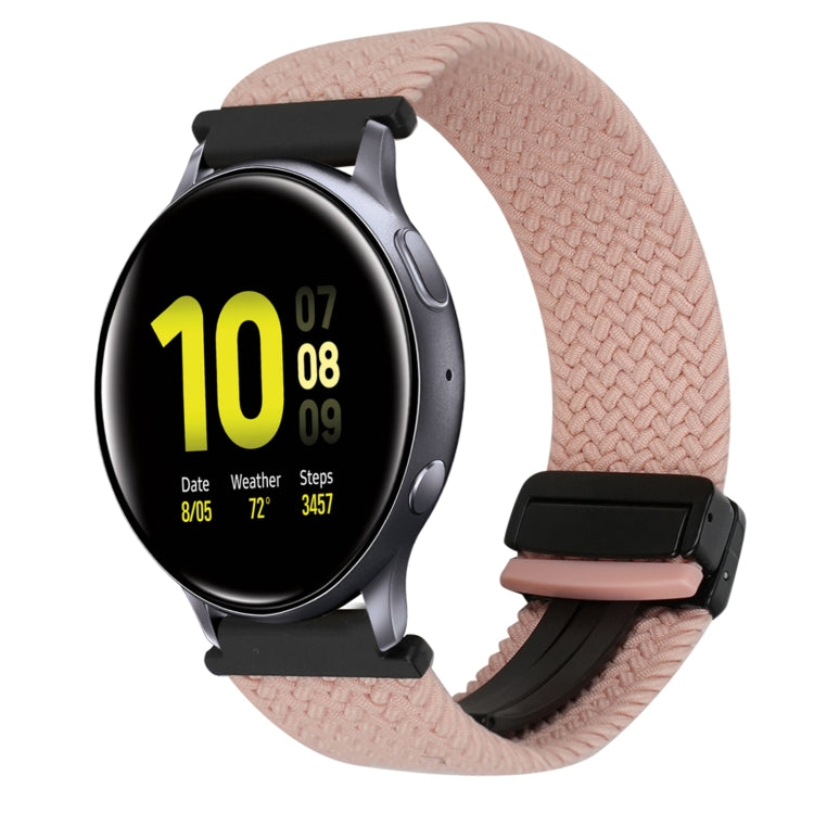 Bracelet de montre tressé à boucle magnétique de 20 mm, pour Samsung Galaxy Watch Active 2, pour Samsung Galaxy Watch 3 41 mm