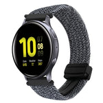 Bracelet de montre tressé à boucle magnétique de 20 mm, pour Samsung Galaxy Watch Active 2, pour Samsung Galaxy Watch 3 41 mm