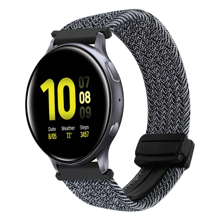 Bracelet de montre tressé à boucle magnétique de 20 mm, pour Samsung Galaxy Watch Active 2, pour Samsung Galaxy Watch 3 41 mm