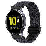 Bracelet de montre tressé à boucle magnétique de 20 mm, pour Samsung Galaxy Watch Active 2, pour Samsung Galaxy Watch 3 41 mm