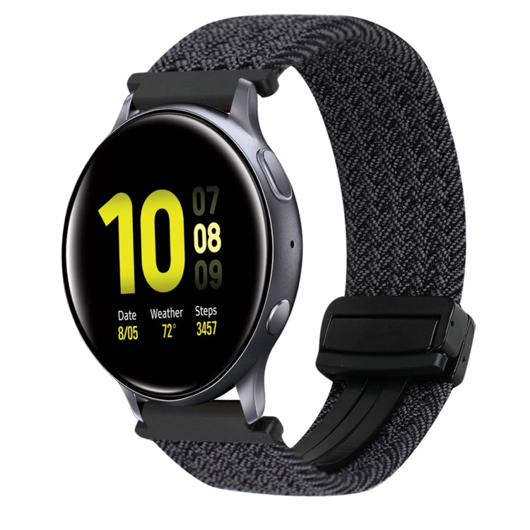 Bracelet de montre tressé à boucle magnétique de 20 mm, pour Samsung Galaxy Watch Active 2, pour Samsung Galaxy Watch 3 41 mm