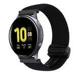 Bracelet de montre tressé à boucle magnétique de 20 mm, pour Samsung Galaxy Watch Active 2, pour Samsung Galaxy Watch 3 41 mm