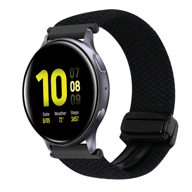 Bracelet de montre tressé à boucle magnétique de 20 mm, pour Samsung Galaxy Watch Active 2, pour Samsung Galaxy Watch 3 41 mm