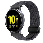 Bracelet de montre tressé à boucle magnétique de 20 mm, pour Samsung Galaxy Watch Active 2, pour Samsung Galaxy Watch 3 41 mm