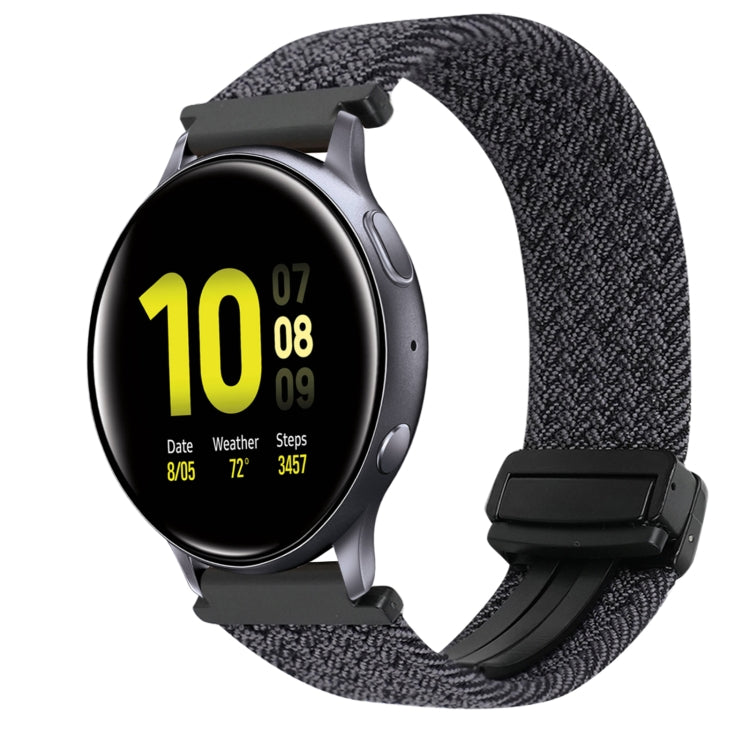 Bracelet de montre tressé à boucle magnétique de 20 mm, pour Samsung Galaxy Watch Active 2, pour Samsung Galaxy Watch 3 41 mm
