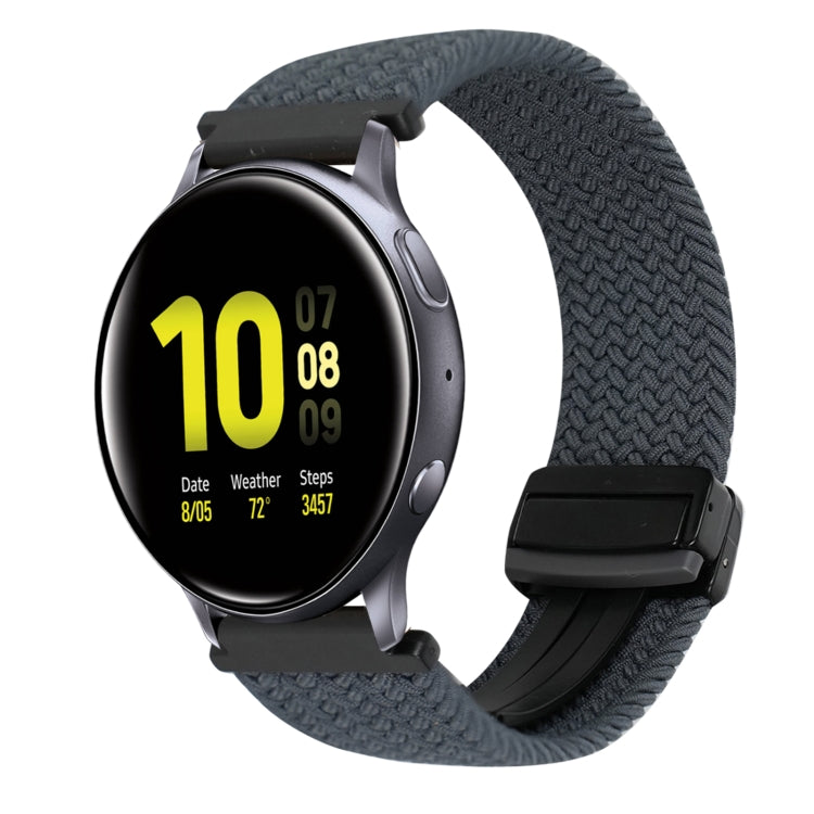 Bracelet de montre tressé à boucle magnétique de 20 mm, pour Samsung Galaxy Watch Active 2, pour Samsung Galaxy Watch 3 41 mm