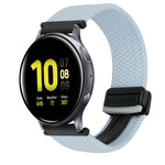 Bracelet de montre tressé à boucle magnétique de 20 mm, pour Samsung Galaxy Watch Active 2, pour Samsung Galaxy Watch 3 41 mm